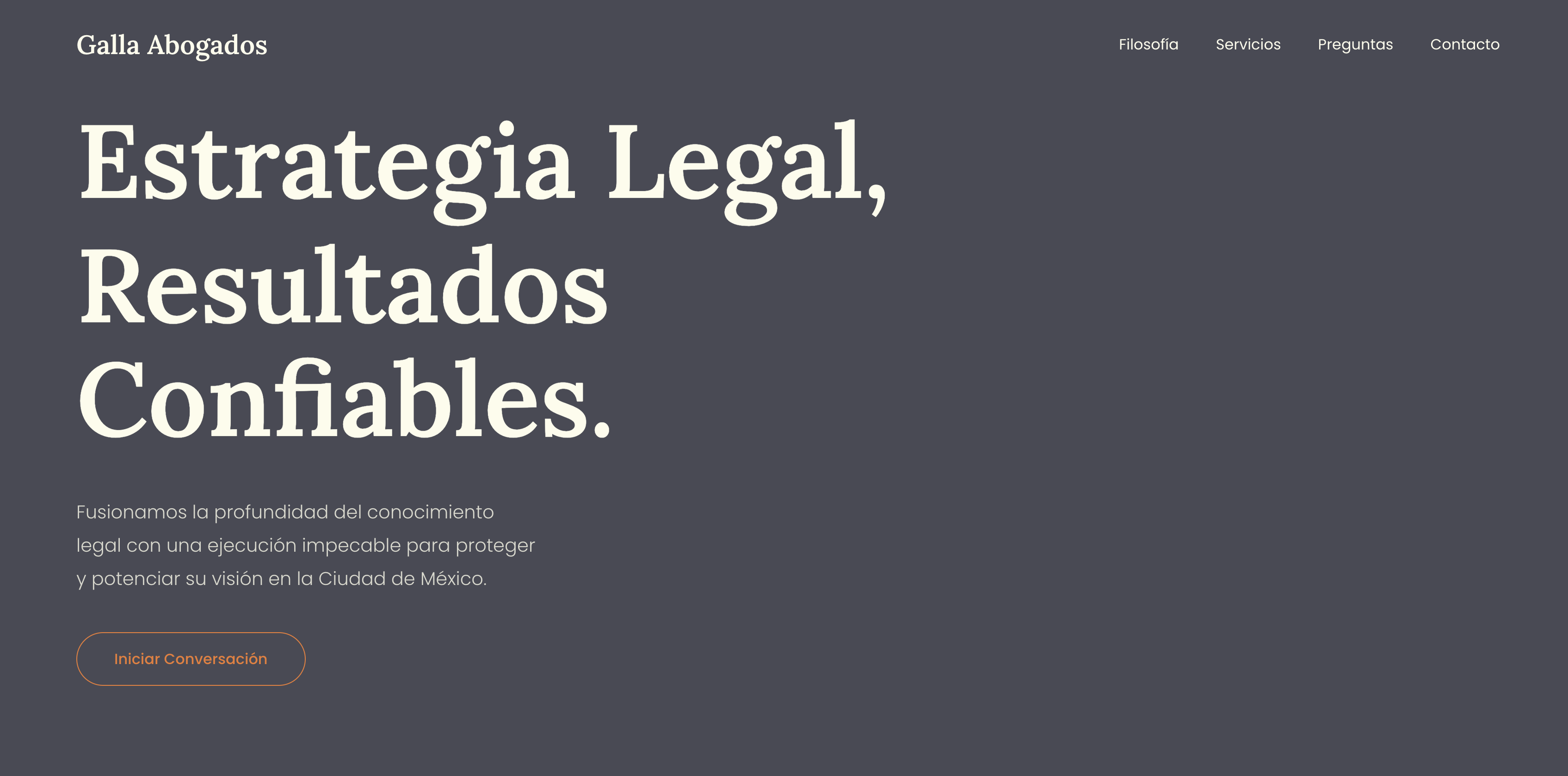 Vista previa del proyecto Galla Abogados