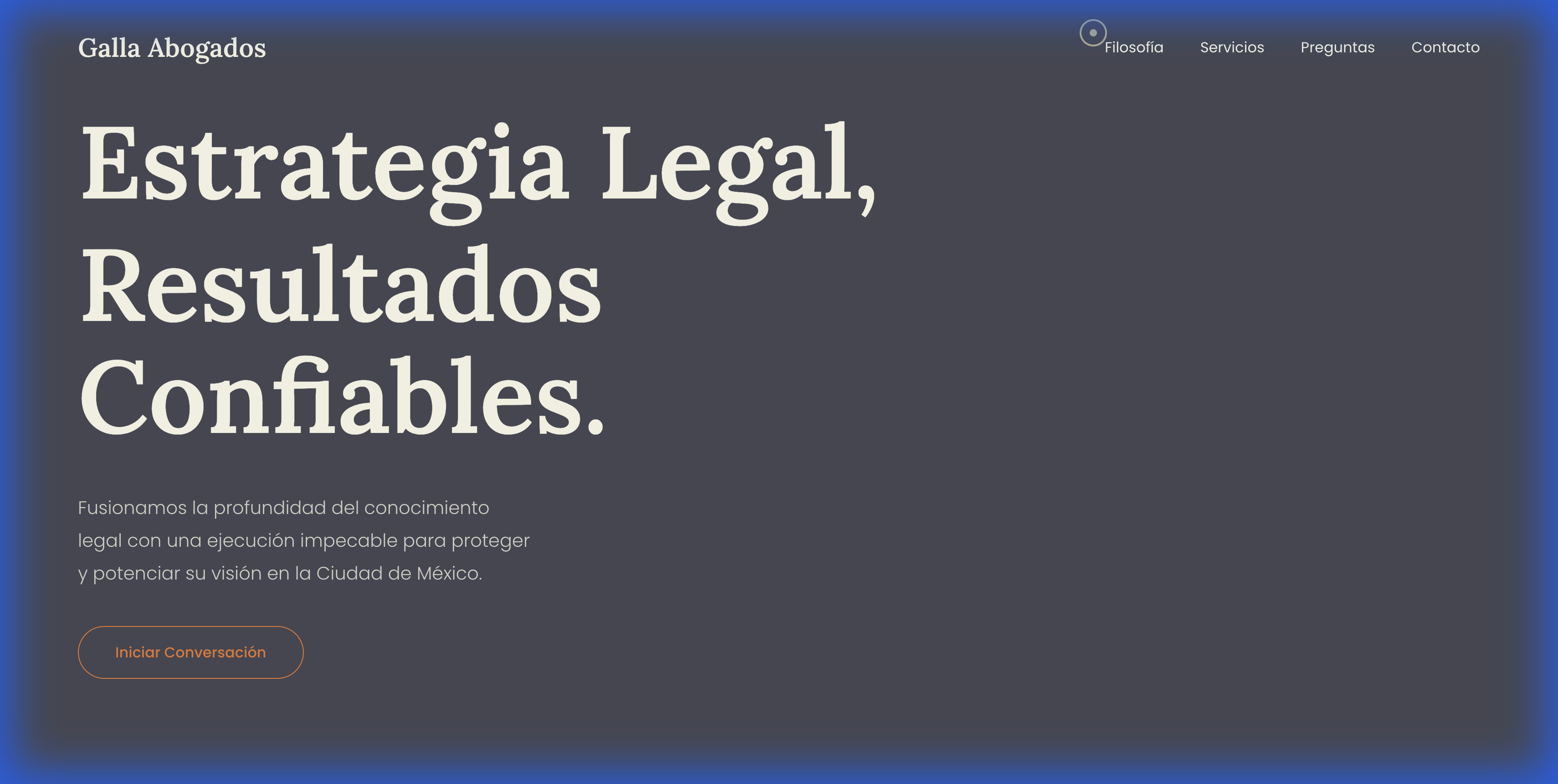 Vista previa del proyecto Galla Abogados