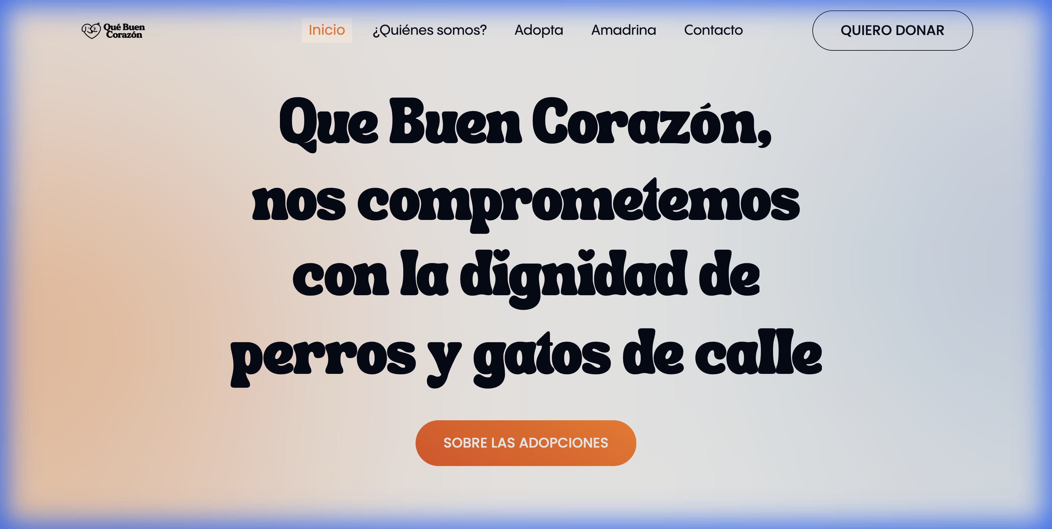 Vista previa del proyecto Qué Buen Corazón